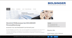 Desktop Screenshot of bolsinger-personal.com